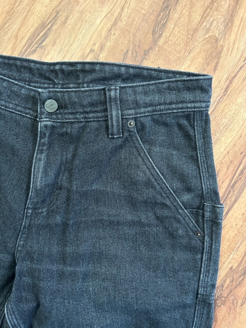 Patagonia Iron Forge Double Knee Pants Black Hemp Workwear Outdoors Womens Sz 6 - Picture 5 of 11